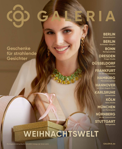 Galeria Karstadt Kaufhof Prospekt cover image