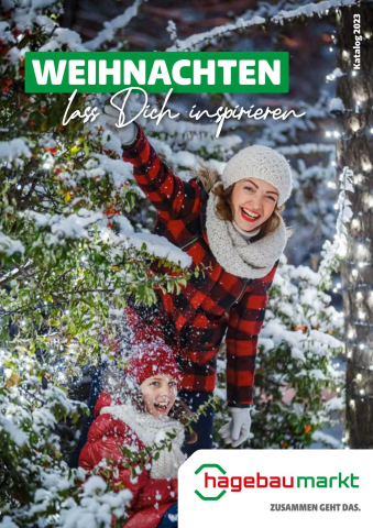 Hagebaumarkt Weihnachten Katalog cover image