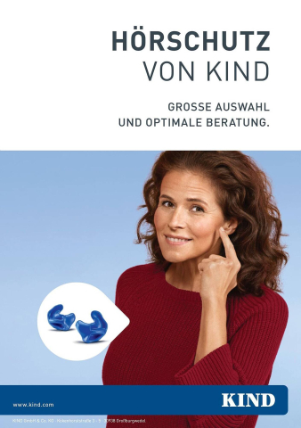 Kind Hörgeräte Prospekt cover image