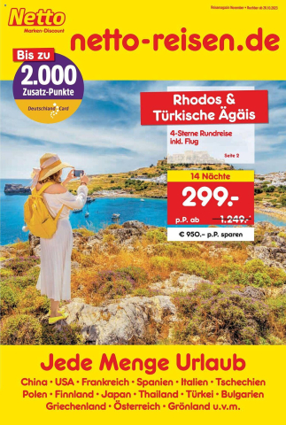 Netto Reisen Prospekt cover image